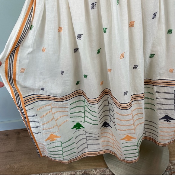 Free People New Romantics Etched Swing Back Cutout Maxi Halter boho Dress Small - Picture 5 of 13